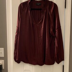 Lane Bryant Burgundy Blouse